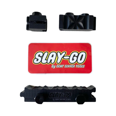 The SLAY-GO is designed to protect the edge of a panel that you're working on and provide you leverage. 