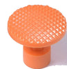 Orange Checkered Quarter Sized Glue Tabs (27 mm)