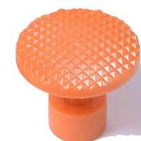 Orange Checkered Quarter Sized Glue Tabs (27 mm)