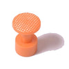 Orange Checkered Dime Sized Glue Tabs (16 mm)