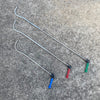 The Angel Rods Ratchet Handle Set has a blade tip and shave that's very similar to the original Dent Angel, but the Polished Stainless Steel and long slow bent curve are similar to the geometry of the Reaper Rods! 