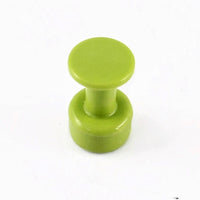 Black Plague Gang Green Smooth Faced 12mm Glue Tabs