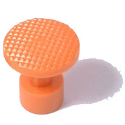 Orange Checkered Nickel Sized Glue Tabs (21 mm)