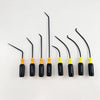 The Xcalibur 1/4” diameter 8 Piece Shaft Pick Set contains is designed for finishing.  