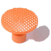 Orange Checkered Half Dollar Sized Glue Tabs (32 mm)